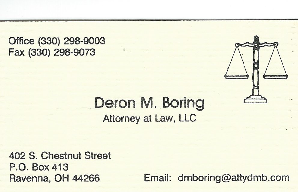 Deron M. Boring Attorney
