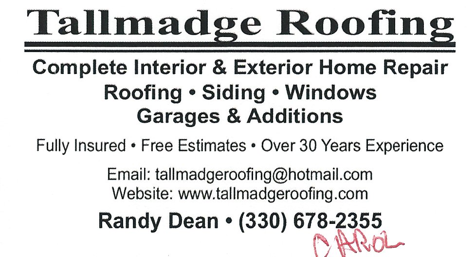 Randy Dean Tallmadge Roofing