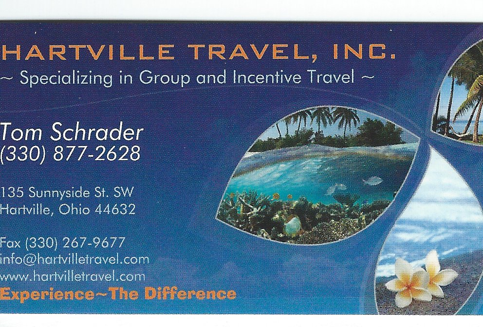 Tom Schrader Hartville Travel redone