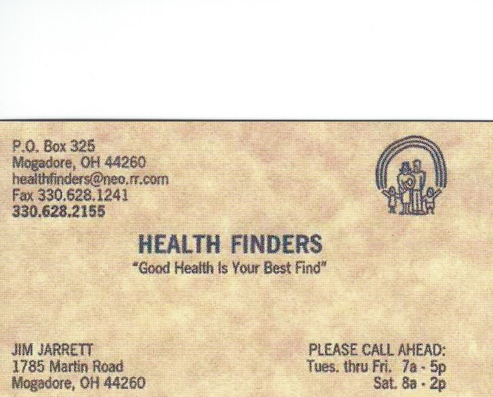 Jim Jarrett Health Finders