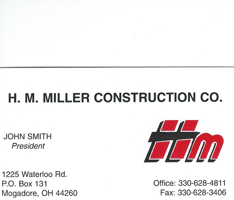 John Smith HM Miller Excavating