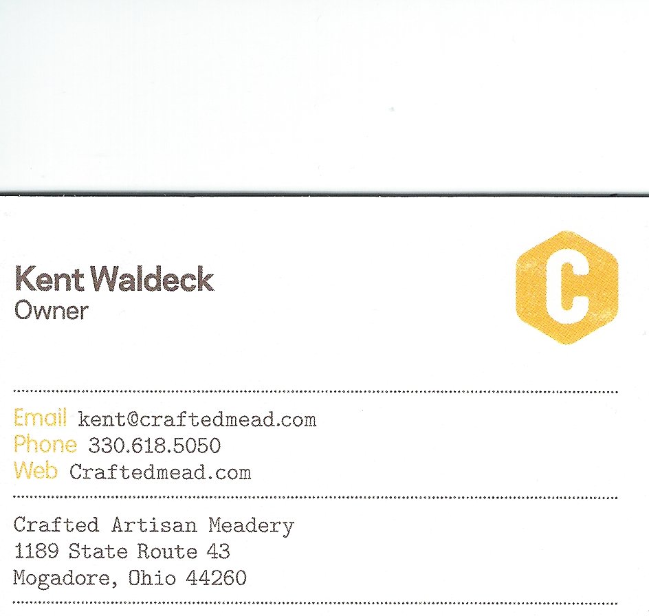 Kent Waldeck Crafted Artisan Meadery