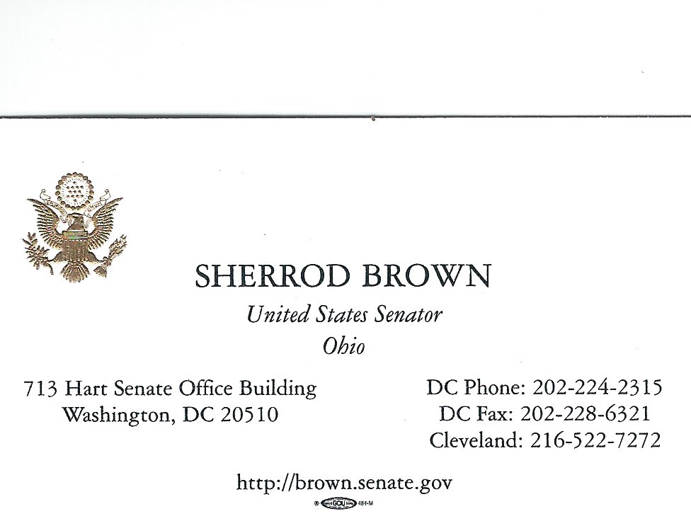 Sherrod Brown US Senate
