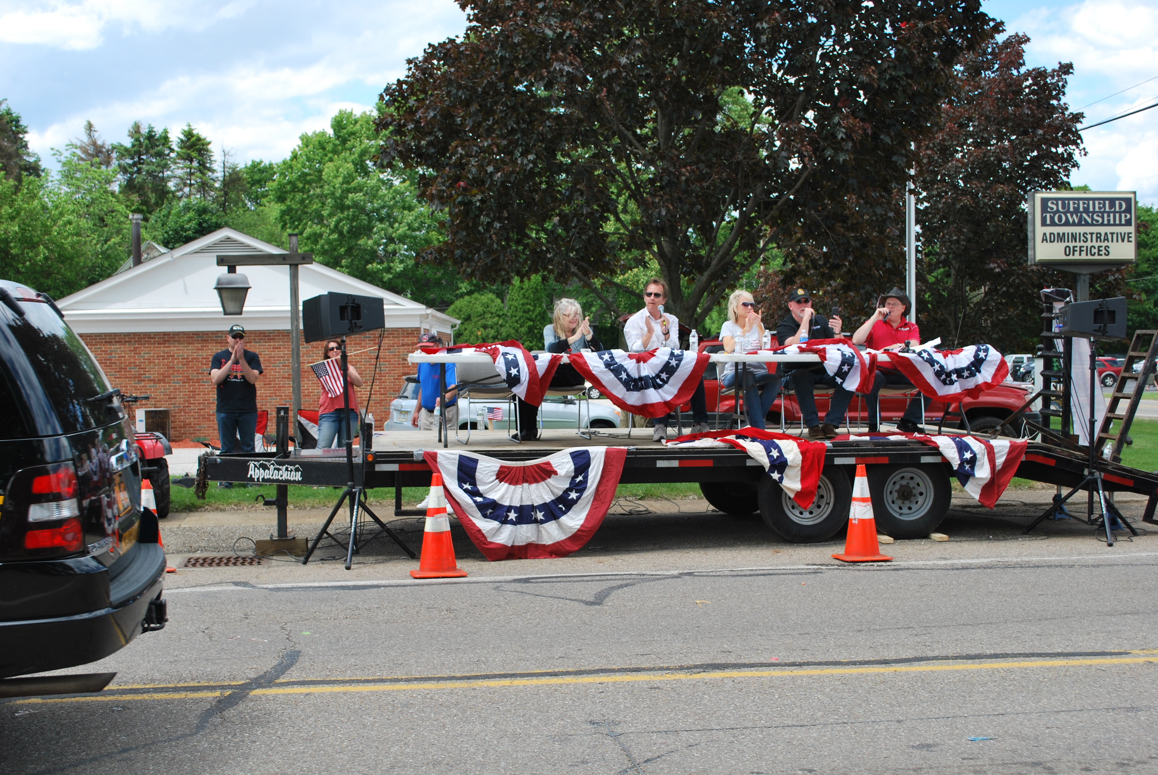 Suffield League Parade announcers 05 29 2017