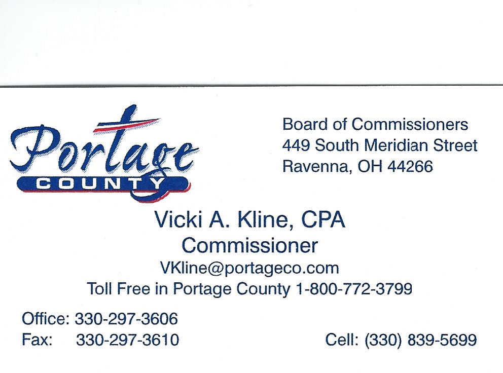 Vicki A Kline Portage Co Commissioner